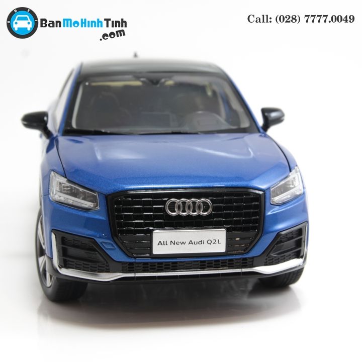 MÔ HÌNH AUDI Q2 BLUE 1:18 DEALER
