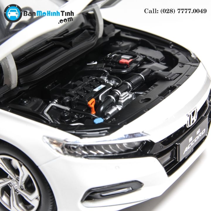 MÔ HÌNH HONDA ACCORD 2018 WHITE 1:18 DEALER