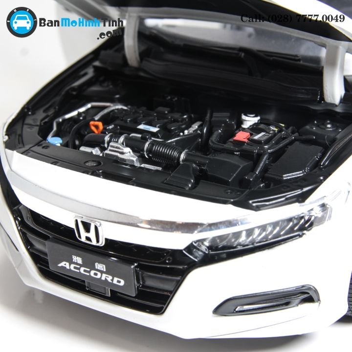 MÔ HÌNH HONDA ACCORD 2018 WHITE 1:18 DEALER