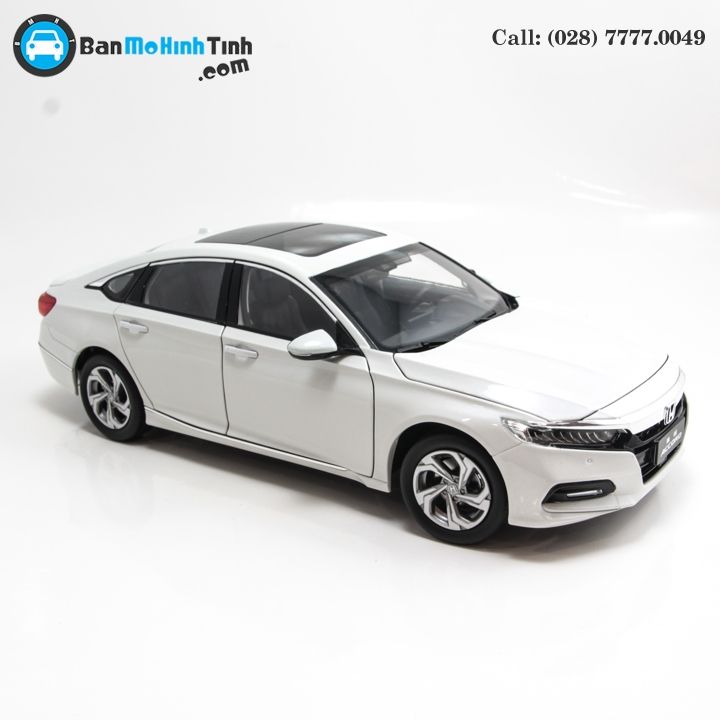 MÔ HÌNH HONDA ACCORD 2018 WHITE 1:18 DEALER
