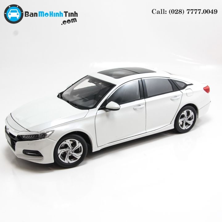 MÔ HÌNH HONDA ACCORD 2018 WHITE 1:18 DEALER