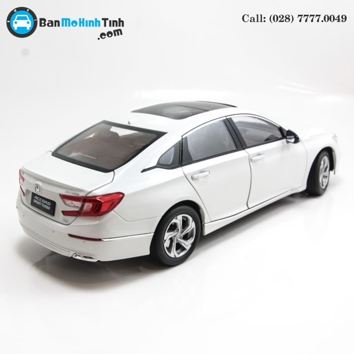 MÔ HÌNH HONDA ACCORD 2018 WHITE 1:18 DEALER