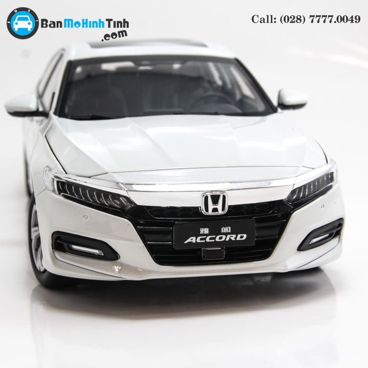 MÔ HÌNH HONDA ACCORD 2018 WHITE 1:18 DEALER