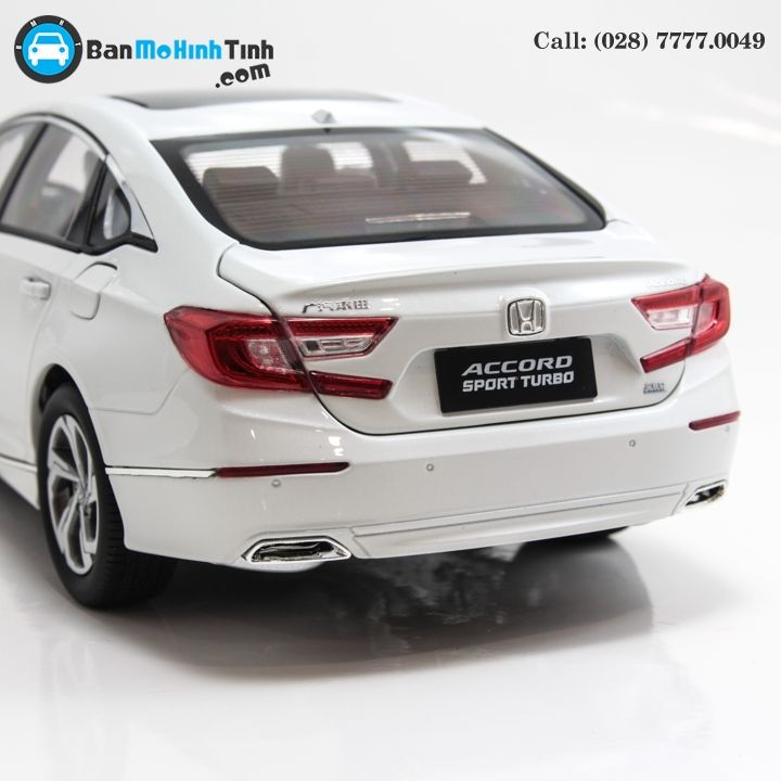 MÔ HÌNH HONDA ACCORD 2018 WHITE 1:18 DEALER