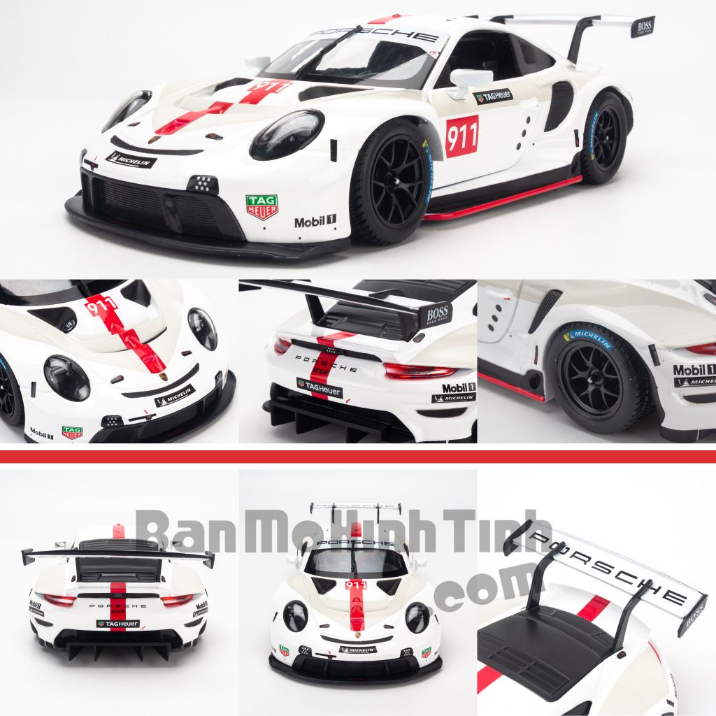 Mô hình xe Porsche 911 RSR 1:24 Bburago