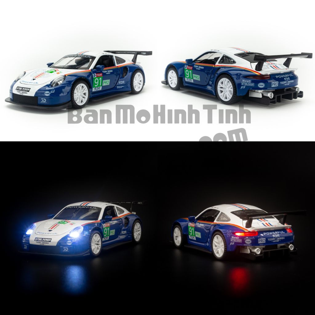 Mô hình xe Porsche 911 RSR Today Design Winner 1:32 Caipo
