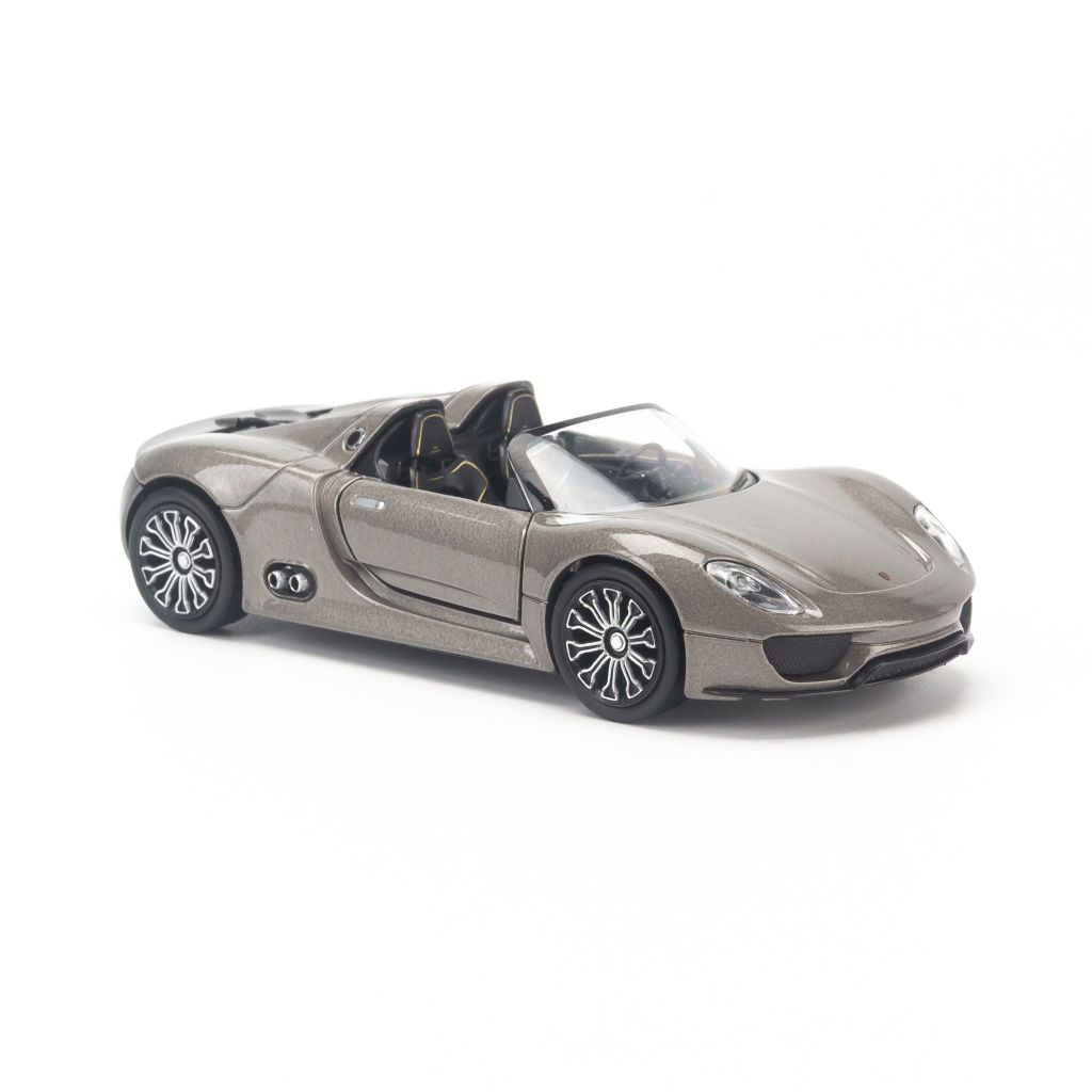 Mô hình xe Porsche 918 Spyder Concept 1:36 Welly Grey