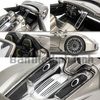 Mô hình xe Porsche 918 Spyder Grey 1:18 Welly-FX 18051C