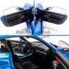 Mô hình xe Porsche Cayman GT4 1:18 Schuco Blue (5)