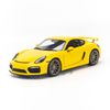 Mô hình xe Porsche Cayman GT4 1:18 Schuco Yellow (1)