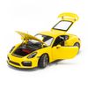 Mô hình xe Porsche Cayman GT4 1:18 Schuco Yellow (6)