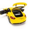 Mô hình xe Porsche Cayman GT4 1:18 Schuco Yellow (7)
