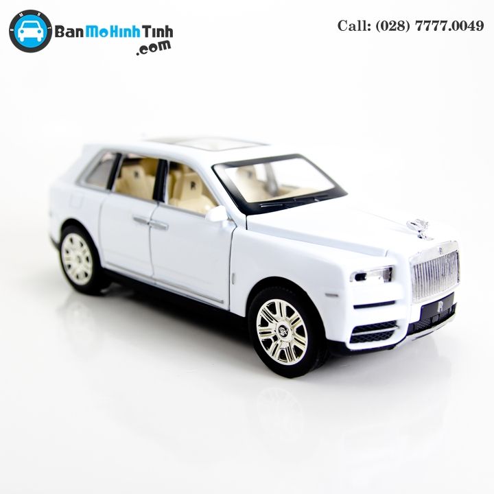 MÔ HÌNH ROLLS ROYCE CULLINAN WHITE 1:24 XLG