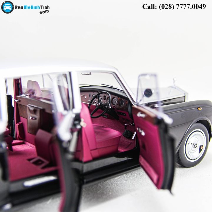 MÔ HÌNH ROLLS ROYCE PHANTOM VI BLACK/ SILVER 1:18 KYOSHO