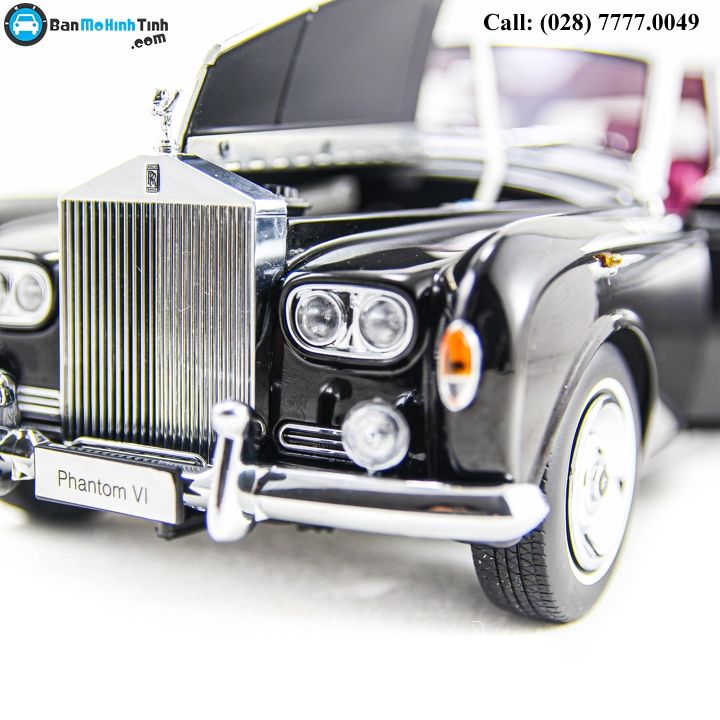 MÔ HÌNH ROLLS ROYCE PHANTOM VI BLACK/ SILVER 1:18 KYOSHO