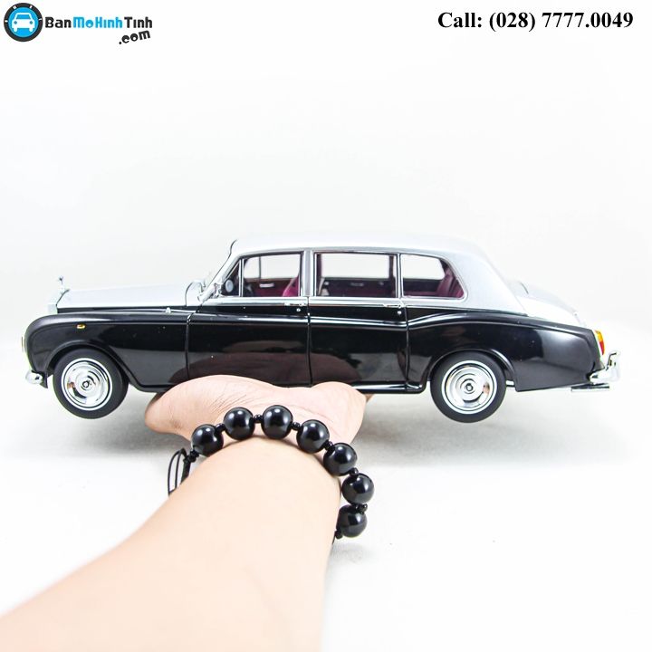 MÔ HÌNH ROLLS ROYCE PHANTOM VI BLACK/ SILVER 1:18 KYOSHO