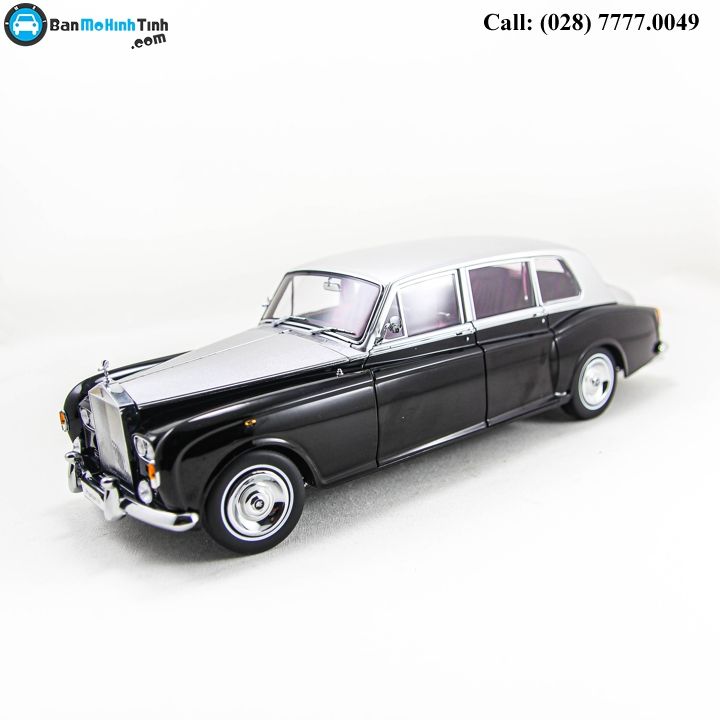 MÔ HÌNH ROLLS ROYCE PHANTOM VI BLACK/ SILVER 1:18 KYOSHO