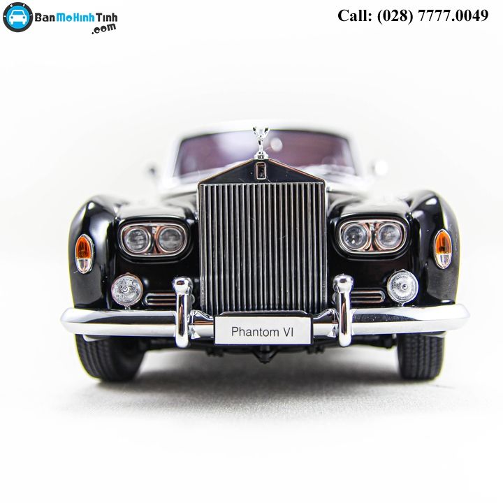 MÔ HÌNH ROLLS ROYCE PHANTOM VI BLACK/ SILVER 1:18 KYOSHO