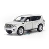 Mô hình xe suv Nissan Patrol 1:32 JKM silver (1)