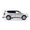 Mô hình xe suv Nissan Patrol 1:32 JKM silver (4)