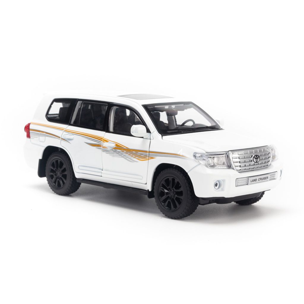 Mô hình xe Toyota Land Cruiser 2010 1:24 Doublehorses White