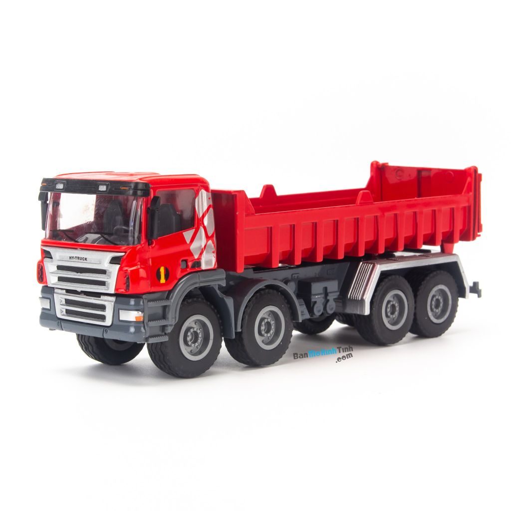 Mô hình xe Tải 8 bánh đỏ 1:50 - H1Toys
