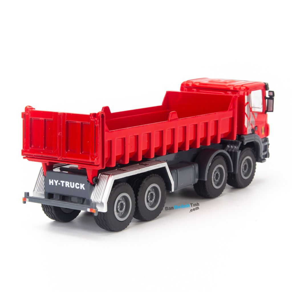 Mô hình xe Tải 8 bánh đỏ 1:50 - H1Toys