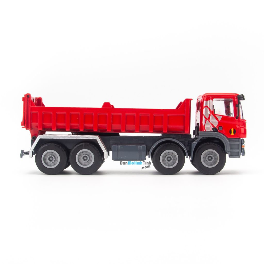 Mô hình xe Tải 8 bánh đỏ 1:50 - H1Toys