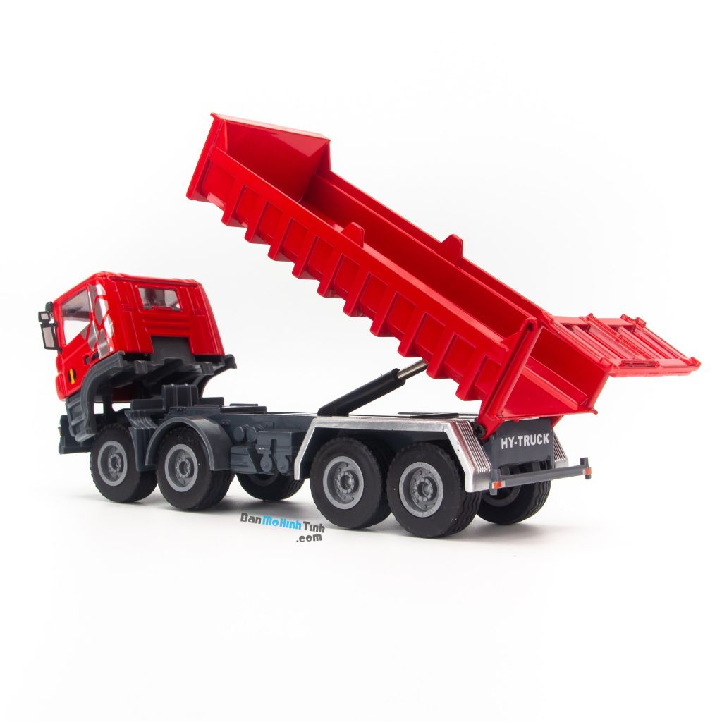 Mô hình xe Tải 8 bánh đỏ 1:50 - H1Toys