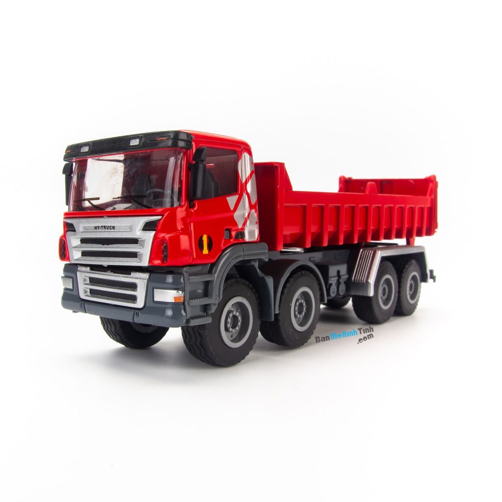 Mô hình xe Tải 8 bánh đỏ 1:50 - H1Toys