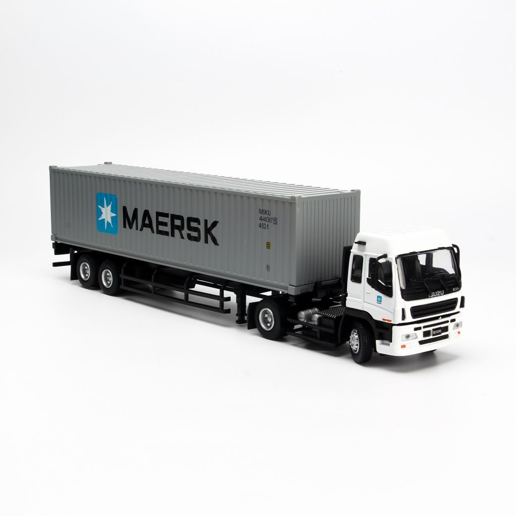 Mô hình xe Isuzu- Maersk container 1:50 Dealer