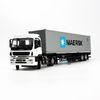 Mô hình xe Isuzu- Maersk container 1:50 Dealer (3)