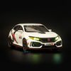 Mô hình xe Honda Civic TYPE-R 1:32 Double horses White (5)