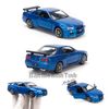 Mô hình xe thể thao Nissan Skyline R34 GT-R 1:36 Jackiekim blue (3)