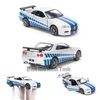 Mô hình xe thể thao Nissan Skyline R34 GT-R 1:36 Jackiekim Silver (3)