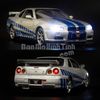 Mô hình xe Nissan Skyline GTR34 1:32 Jackiekim Silver (3)