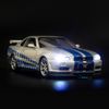 Mô hình xe Nissan Skyline GTR34 1:32 Jackiekim Silver (5)