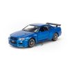 Mô hình xe thể thao Nissan Skyline R34 GT-R 1:36 Jackiekim blue (1)