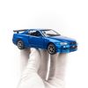 Mô hình xe thể thao Nissan Skyline R34 GT-R 1:36 Jackiekim blue (6)