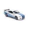 Mô hình xe thể thao Nissan Skyline R34 GT-R 1:36 Jackiekim Silver