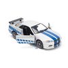 Mô hình xe thể thao Nissan Skyline R34 GT-R 1:36 Jackiekim Silver (5)