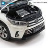 Mô hình xe Toyota Highlander 2018 White 1:18 Paudi