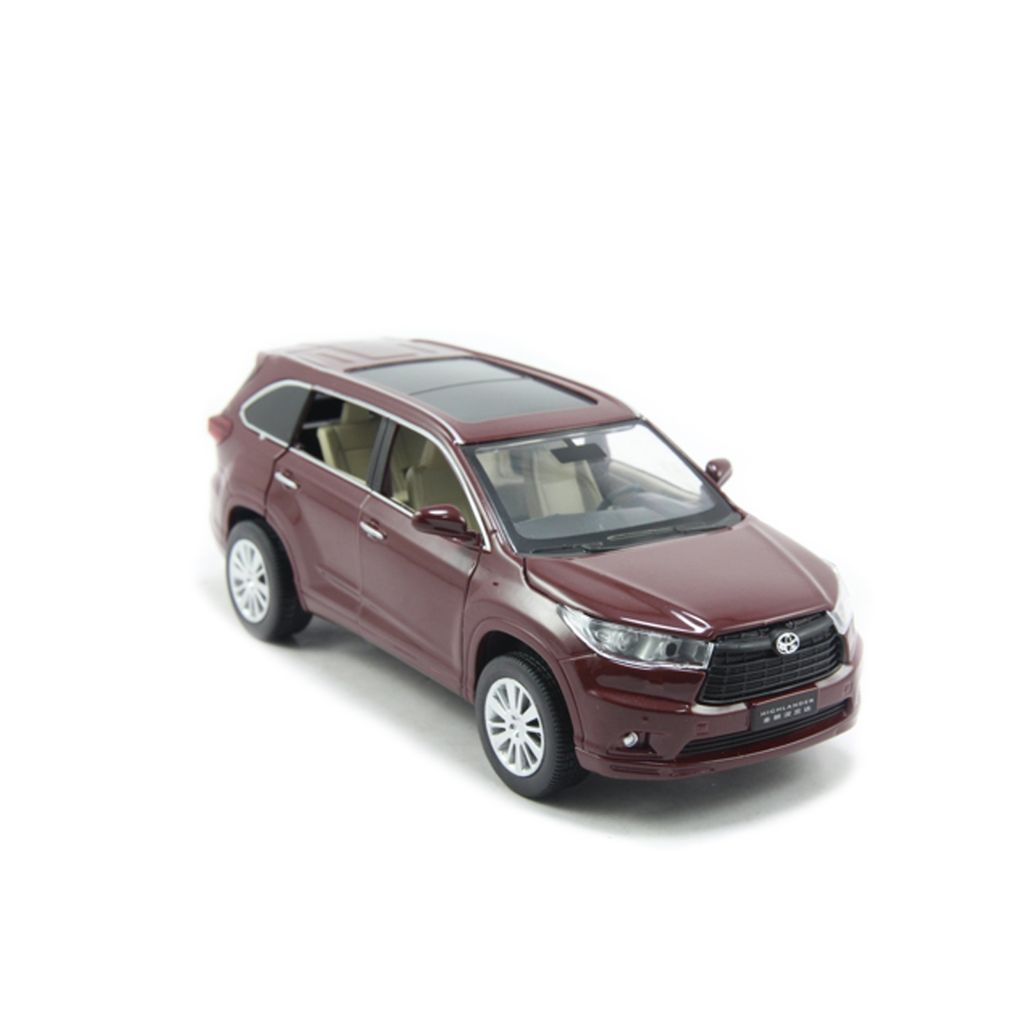  Mô hình xe Toyota Highlander Red 1:32 Jackie Kim 