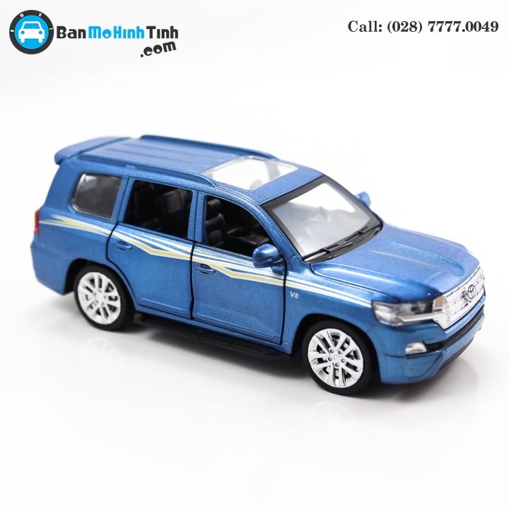 MÔ HÌNH TOYOTA LAND CRUISER 2019-V8 BLUE 1:32 MINIAUTO