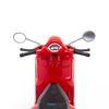 Mô hình xe Vespa GTS 125cc 2017 1:18 Welly Red (6)