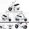 Mô hình xe Vespa GTS 300 1:12 Newray Super White (3)