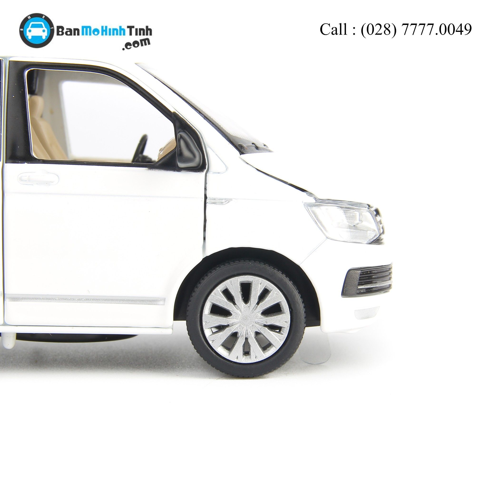 MÔ HÌNH VOLKSWAGEN MULTIVAN WHITE 1:32 DEALER