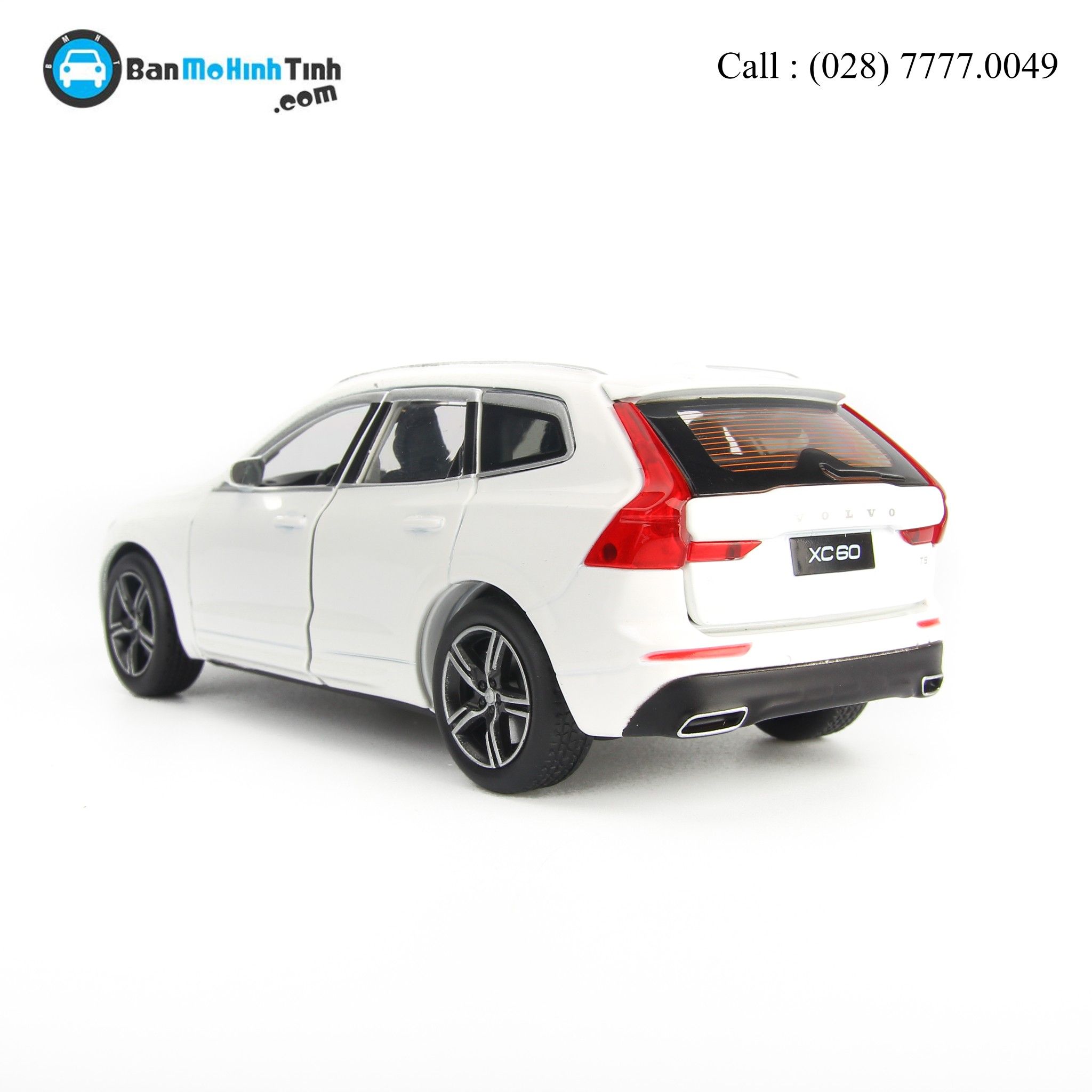 MÔ HÌNH VOLVO XC60 WHITE 1:32 JAKIECHAN-HIGH QUALITY