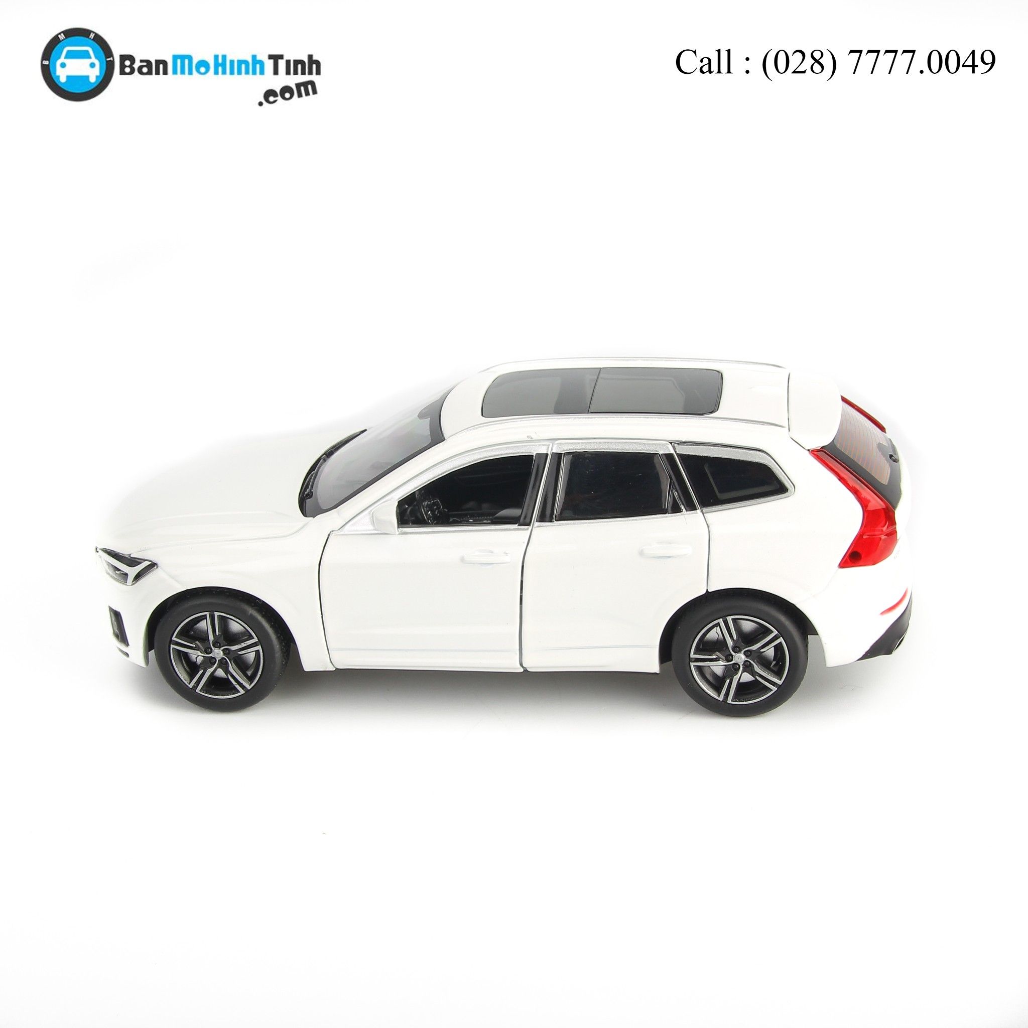 MÔ HÌNH VOLVO XC60 WHITE 1:32 JAKIECHAN-HIGH QUALITY