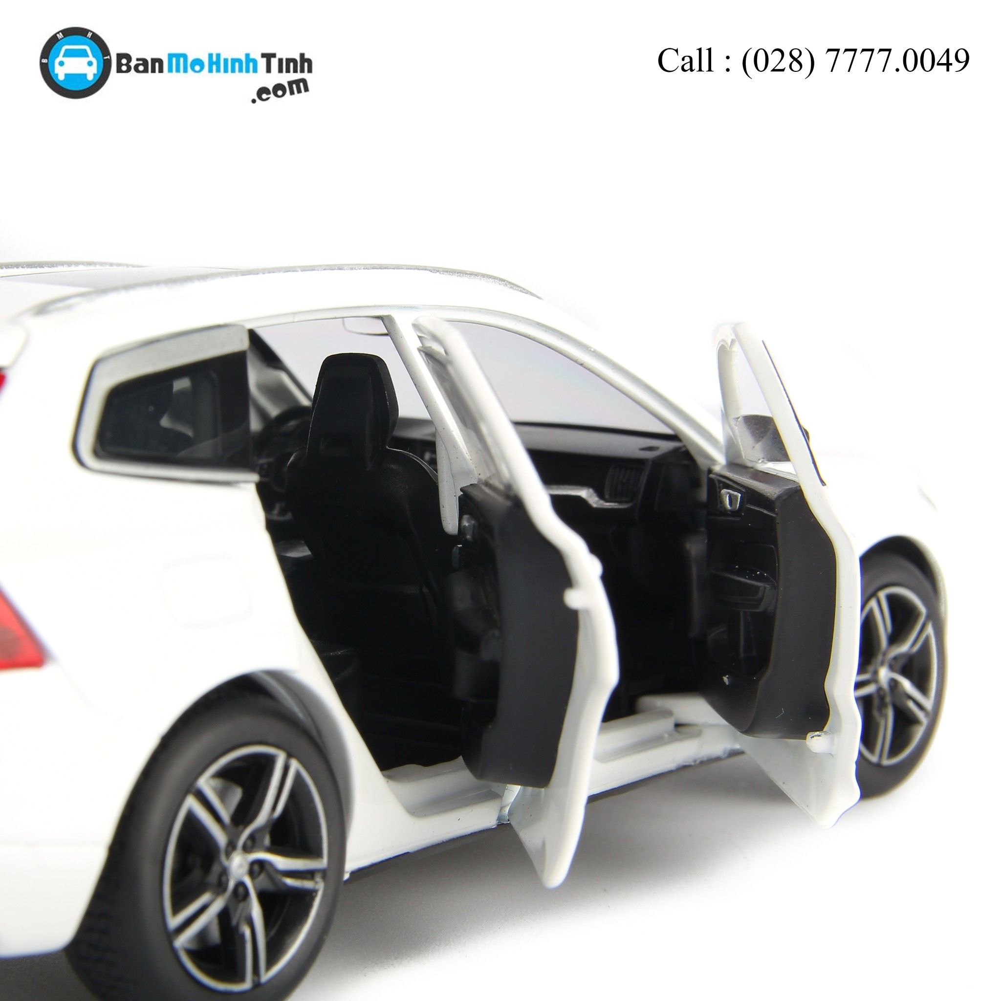 MÔ HÌNH VOLVO XC60 WHITE 1:32 JAKIECHAN-HIGH QUALITY